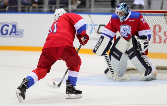 Russia Putin Hockey