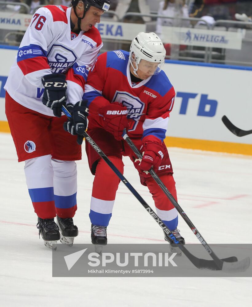 Russia Putin Hockey
