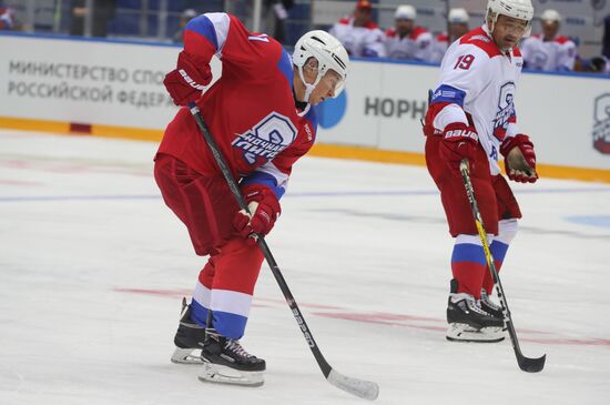Russia Putin Hockey