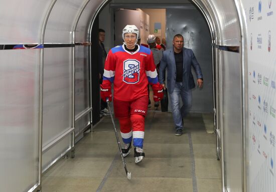 Russia Putin Hockey