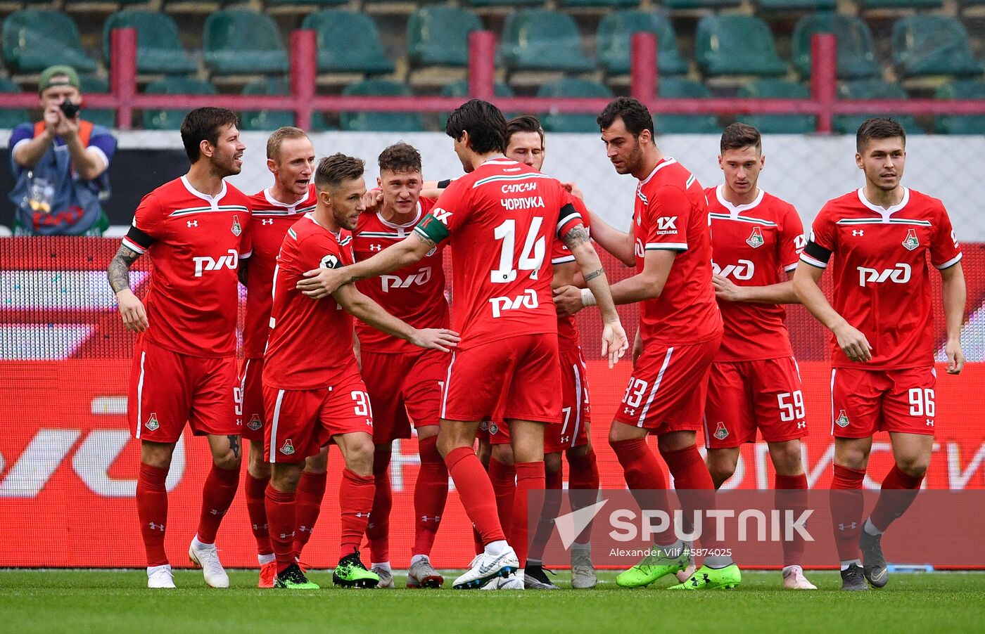 Russia Soccer Premier-League Lokomotiv - Rubin