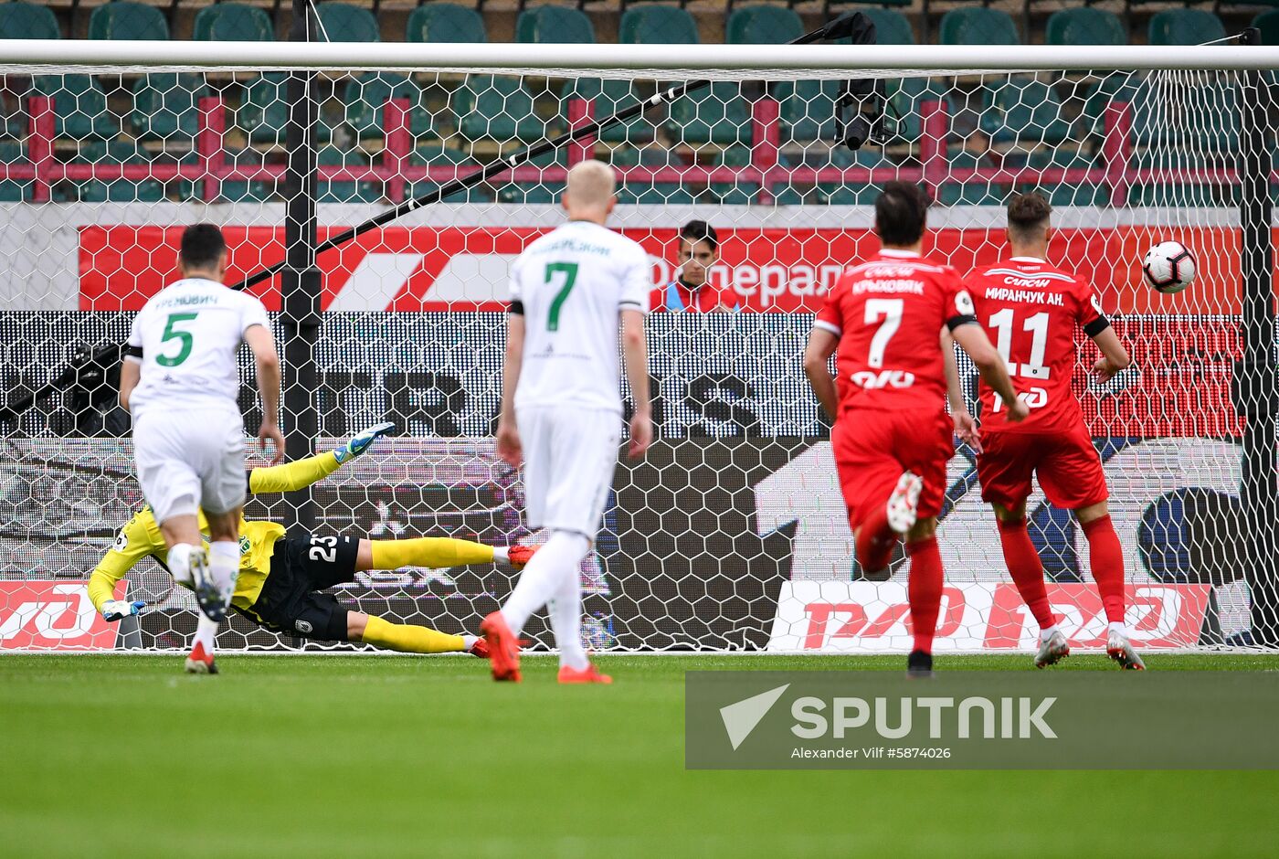 Russia Soccer Premier-League Lokomotiv - Rubin