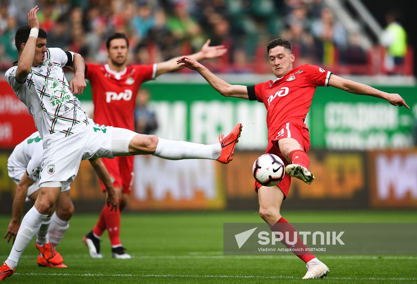 Russia Soccer Premier-League Lokomotiv - Rubin