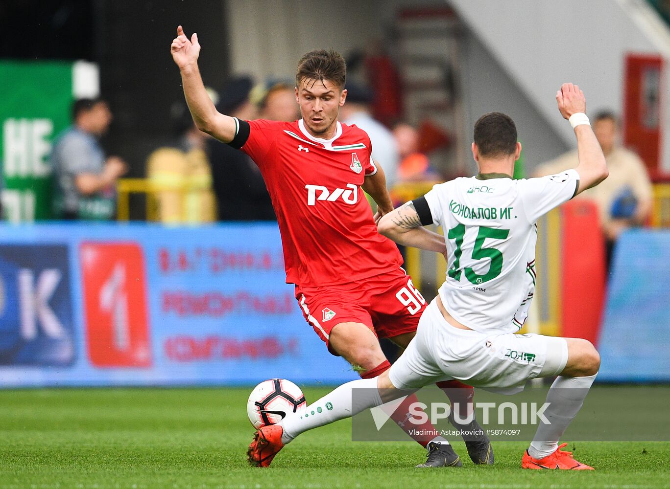 Russia Soccer Premier-League Lokomotiv - Rubin