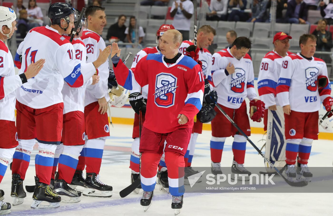 Russia Putin Hockey