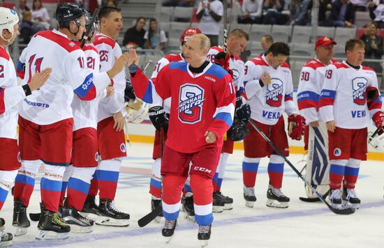 Russia Putin Hockey