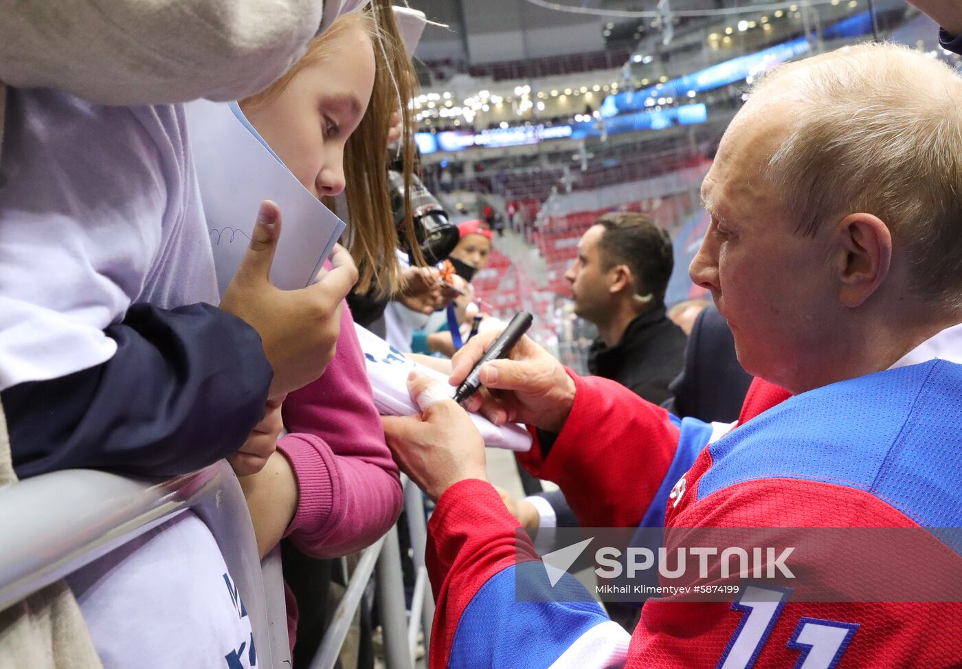 Russia Putin Hockey