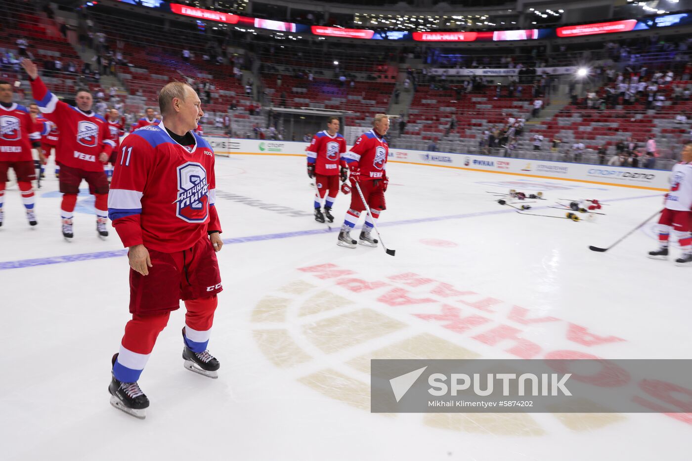 Russia Putin Hockey