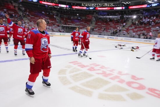 Russia Putin Hockey