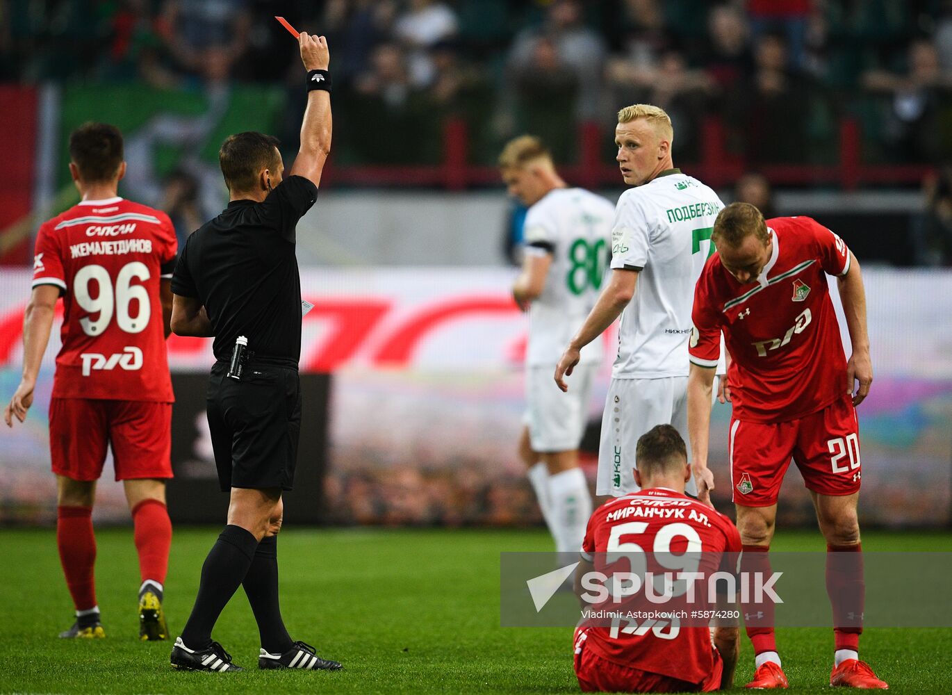 Russia Soccer Premier-League Lokomotiv - Rubin