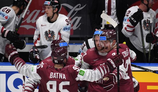 Slovakia Ice Hockey World Championship Latvia - Austria