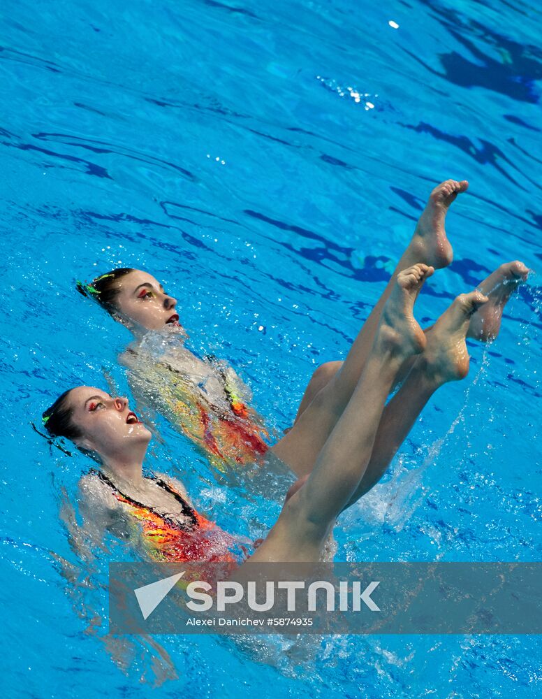 Russia European Artistic Swimming Champions Cup Duet Technical