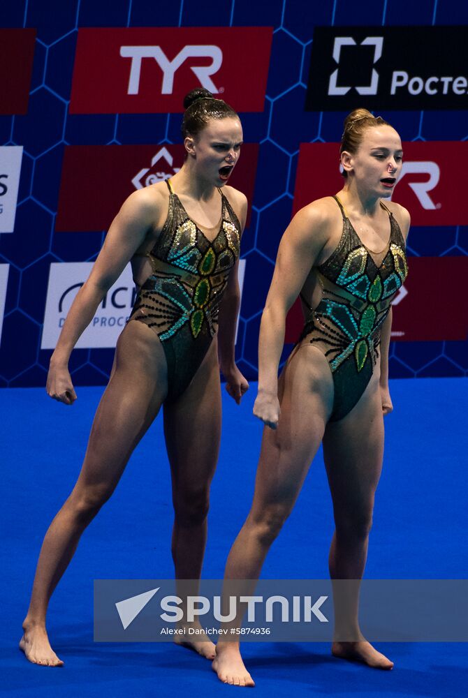 Russia European Artistic Swimming Champions Cup Duet Technical