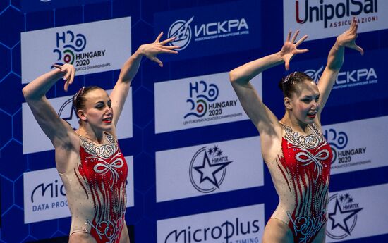 Russia European Artistic Swimming Champions Cup Duet Technical