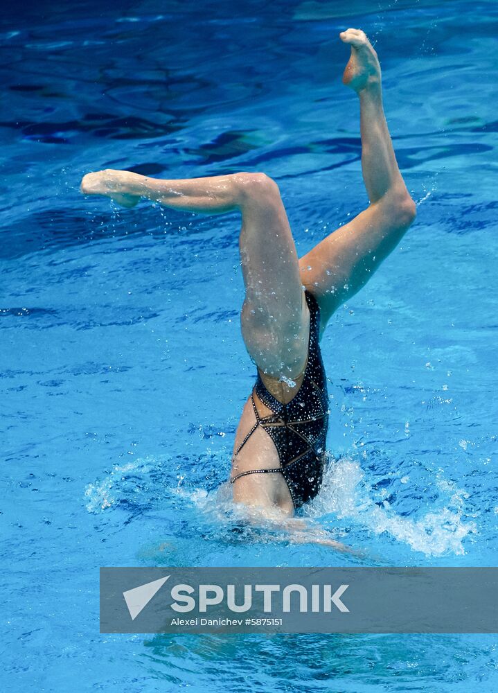 Russia European Artistic Swimming Champions Cup Duet Technical