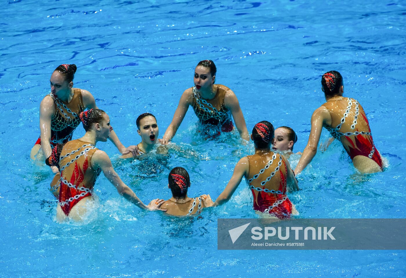 Russia European Artistic Swimming Champions Cup Free Combination