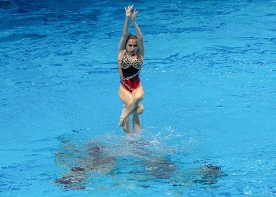 Russia European Artistic Swimming Champions Cup Free Combination