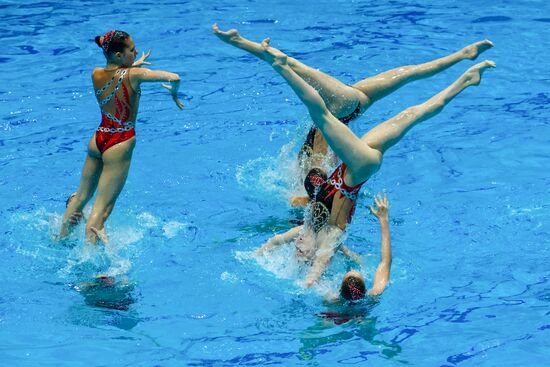 Russia European Artistic Swimming Champions Cup Free Combination