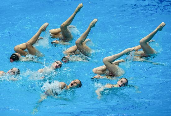 Russia European Artistic Swimming Champions Cup Free Combination