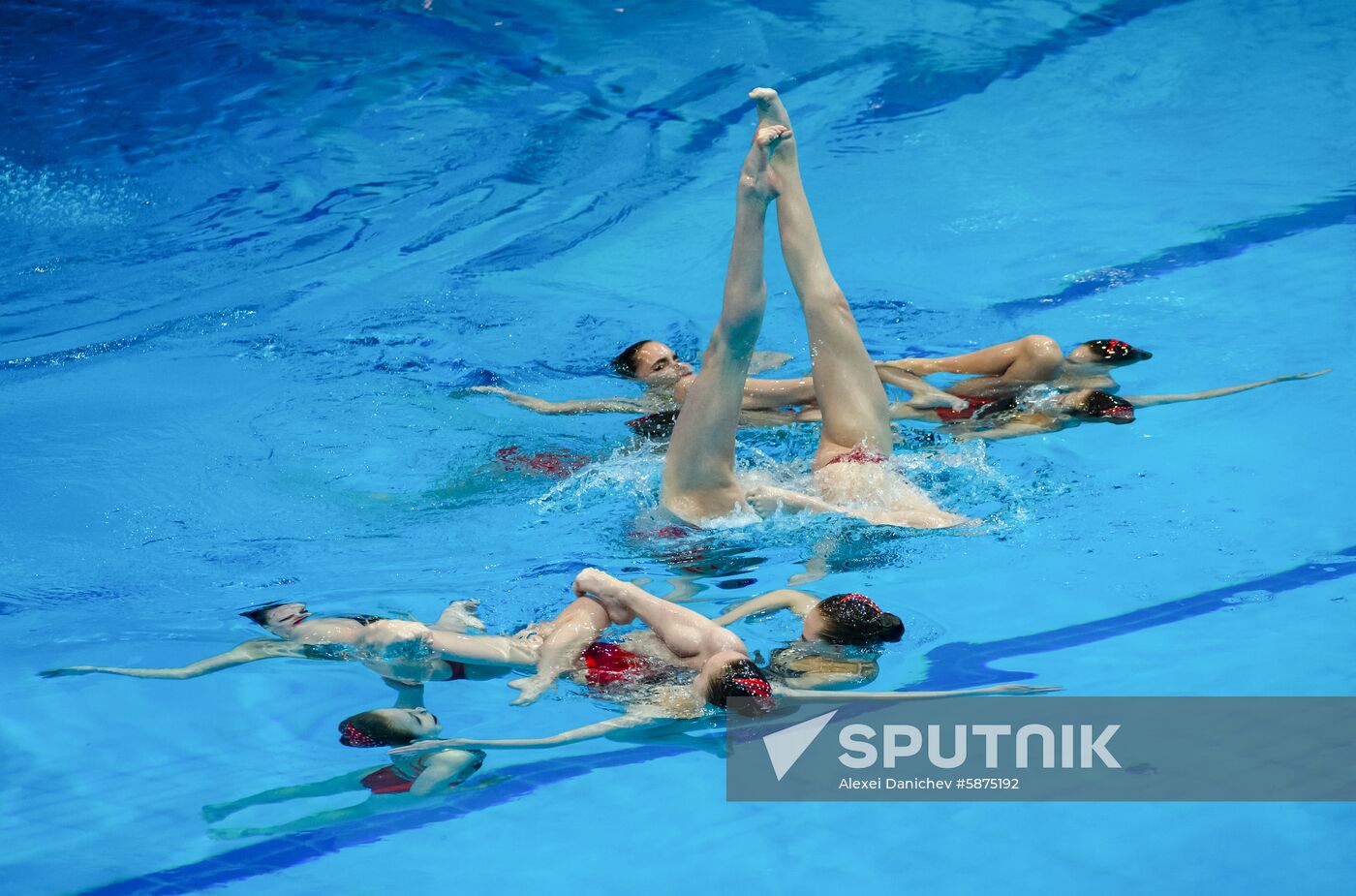 Russia European Artistic Swimming Champions Cup Free Combination