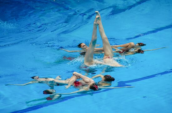 Russia European Artistic Swimming Champions Cup Free Combination