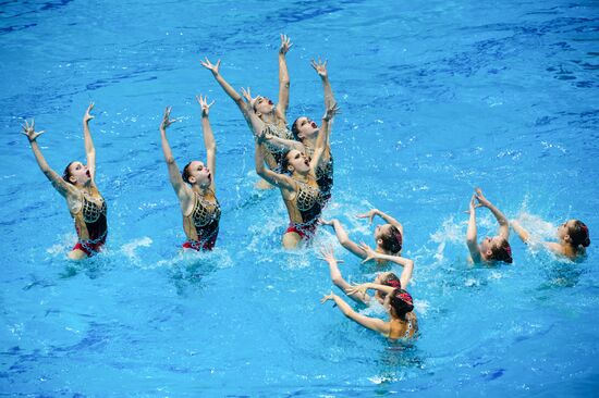 Russia European Artistic Swimming Champions Cup Free Combination