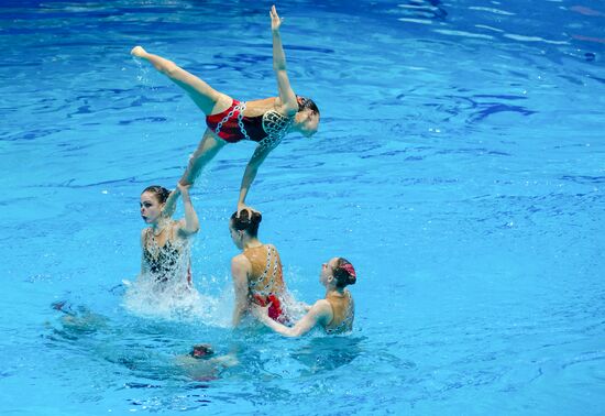Russia European Artistic Swimming Champions Cup Free Combination