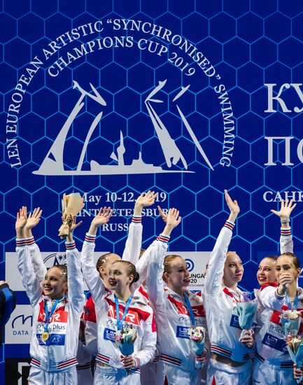 Russia European Artistic Swimming Champions Cup Free Combination