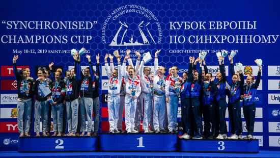 Russia European Artistic Swimming Champions Cup Free Combination