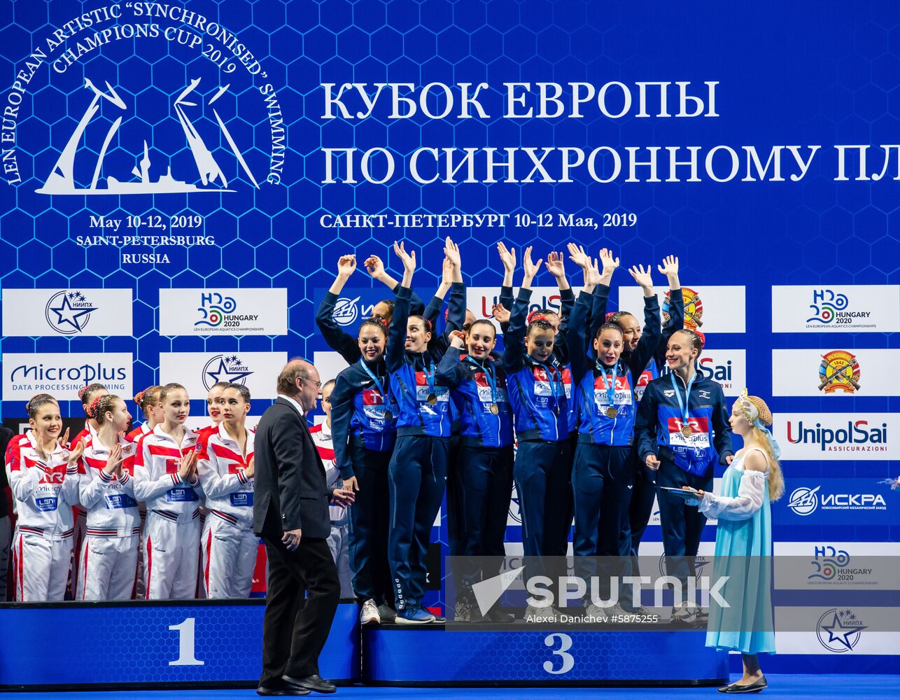 Russia European Artistic Swimming Champions Cup Free Combination