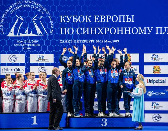 Russia European Artistic Swimming Champions Cup Free Combination