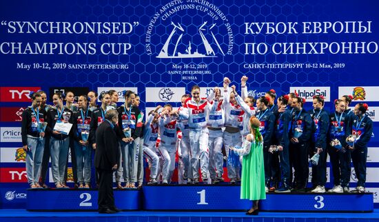 Russia European Artistic Swimming Champions Cup Free Combination