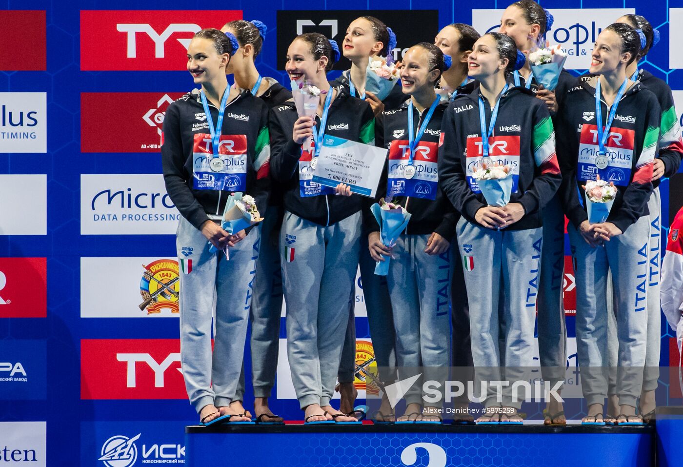 Russia European Artistic Swimming Champions Cup Free Combination