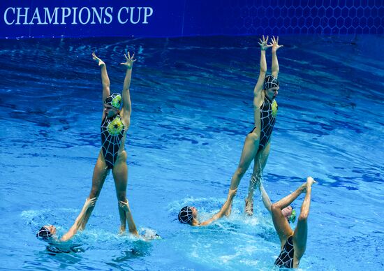 Russia European Artistic Swimming Champions Cup Free Combination