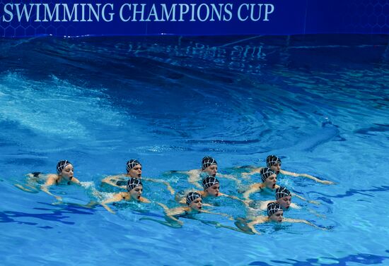 Russia European Artistic Swimming Champions Cup Free Combination