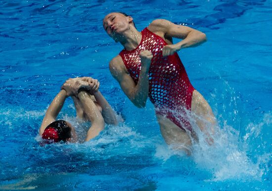 Russia European Artistic Swimming Champions Cup Free Combination