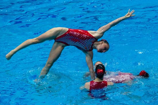 Russia European Artistic Swimming Champions Cup Free Combination