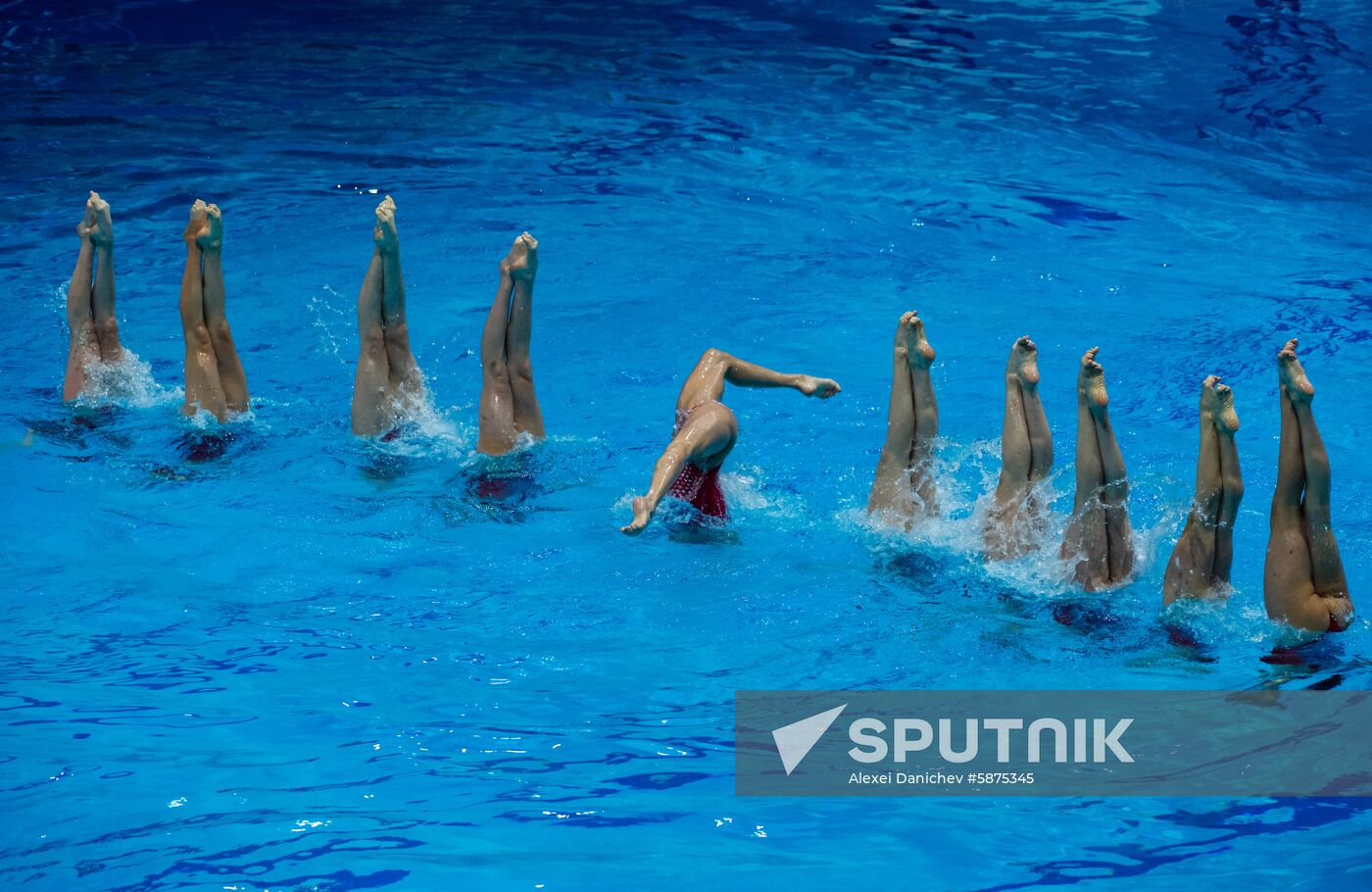 Russia European Artistic Swimming Champions Cup Free Combination