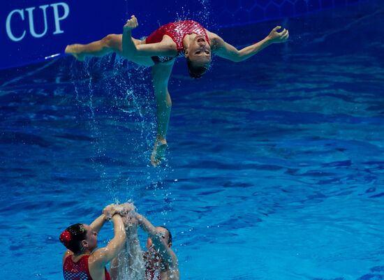 Russia European Artistic Swimming Champions Cup Free Combination