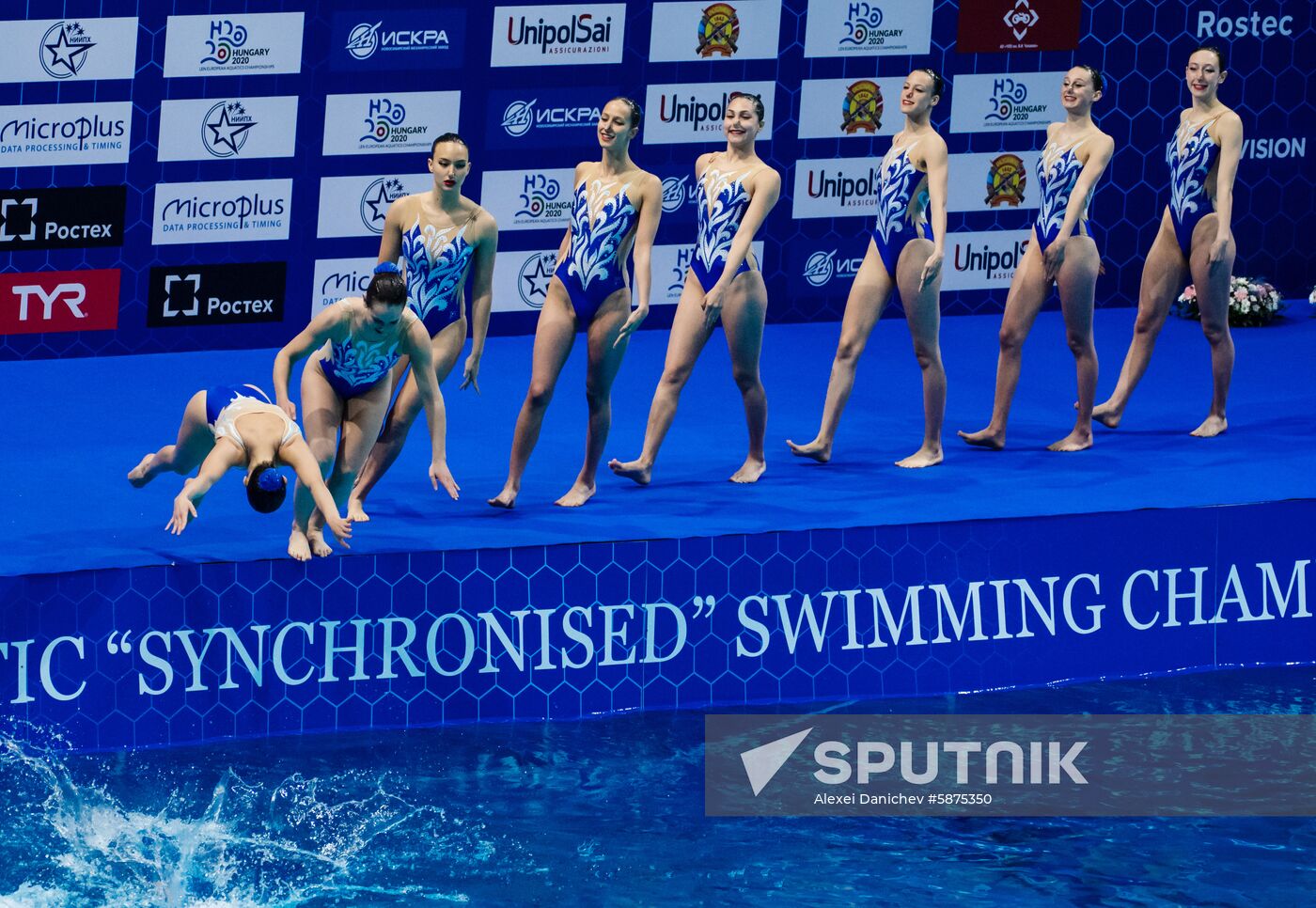 Russia European Artistic Swimming Champions Cup Free Combination