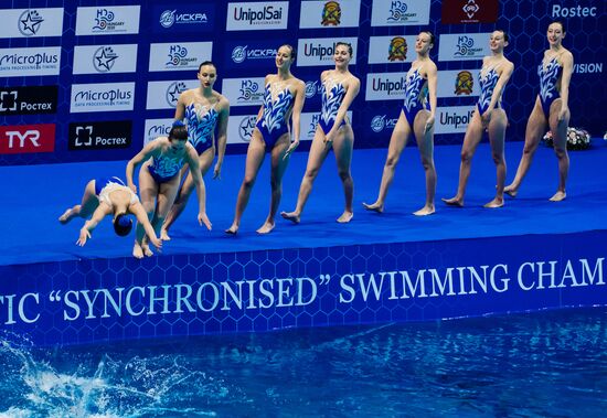 Russia European Artistic Swimming Champions Cup Free Combination