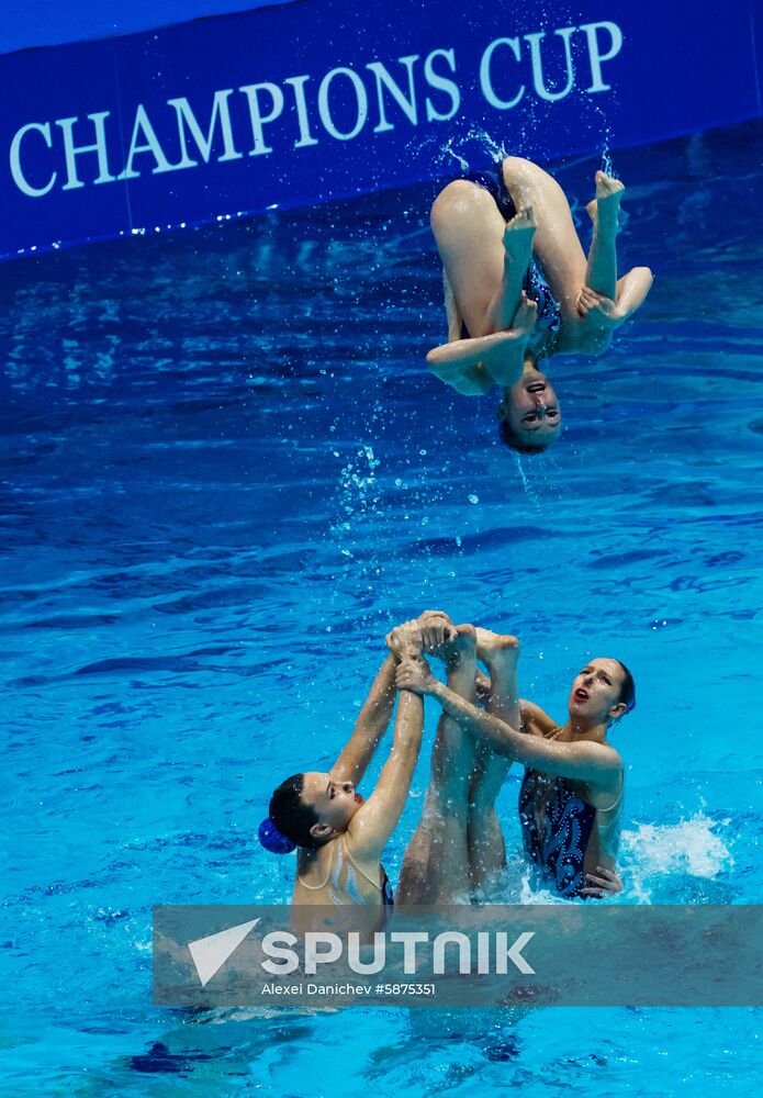 Russia European Artistic Swimming Champions Cup Free Combination