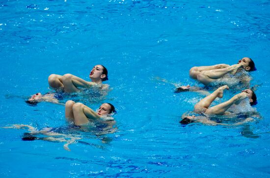 Russia European Artistic Swimming Champions Cup Free Combination