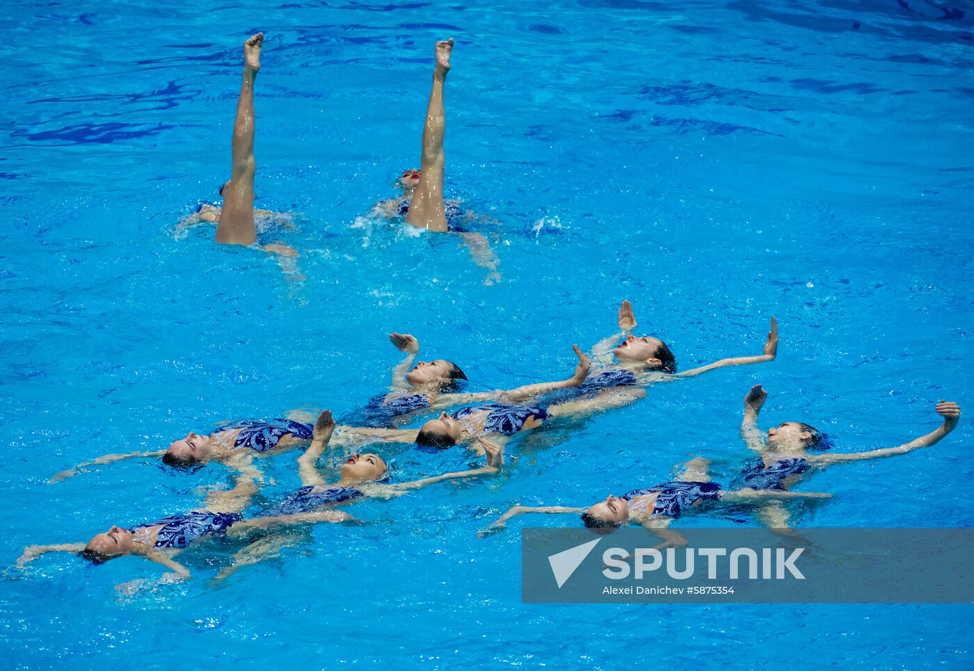 Russia European Artistic Swimming Champions Cup Free Combination