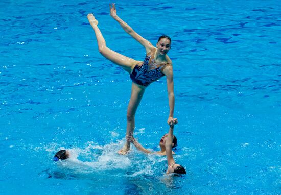 Russia European Artistic Swimming Champions Cup Free Combination