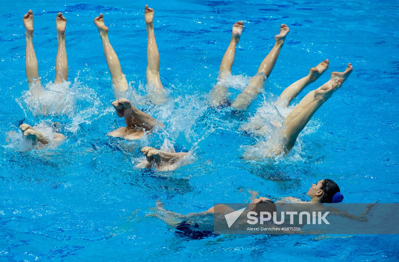 Russia European Artistic Swimming Champions Cup Free Combination