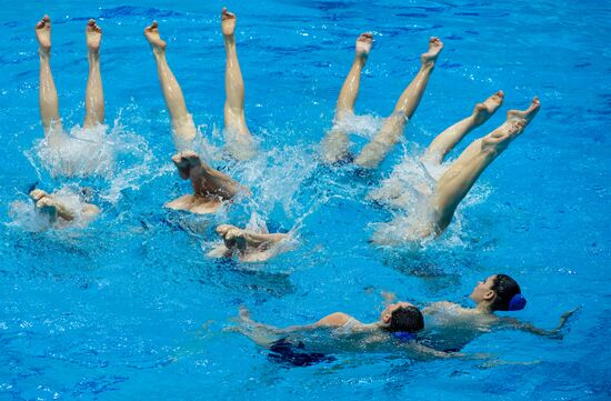 Russia European Artistic Swimming Champions Cup Free Combination