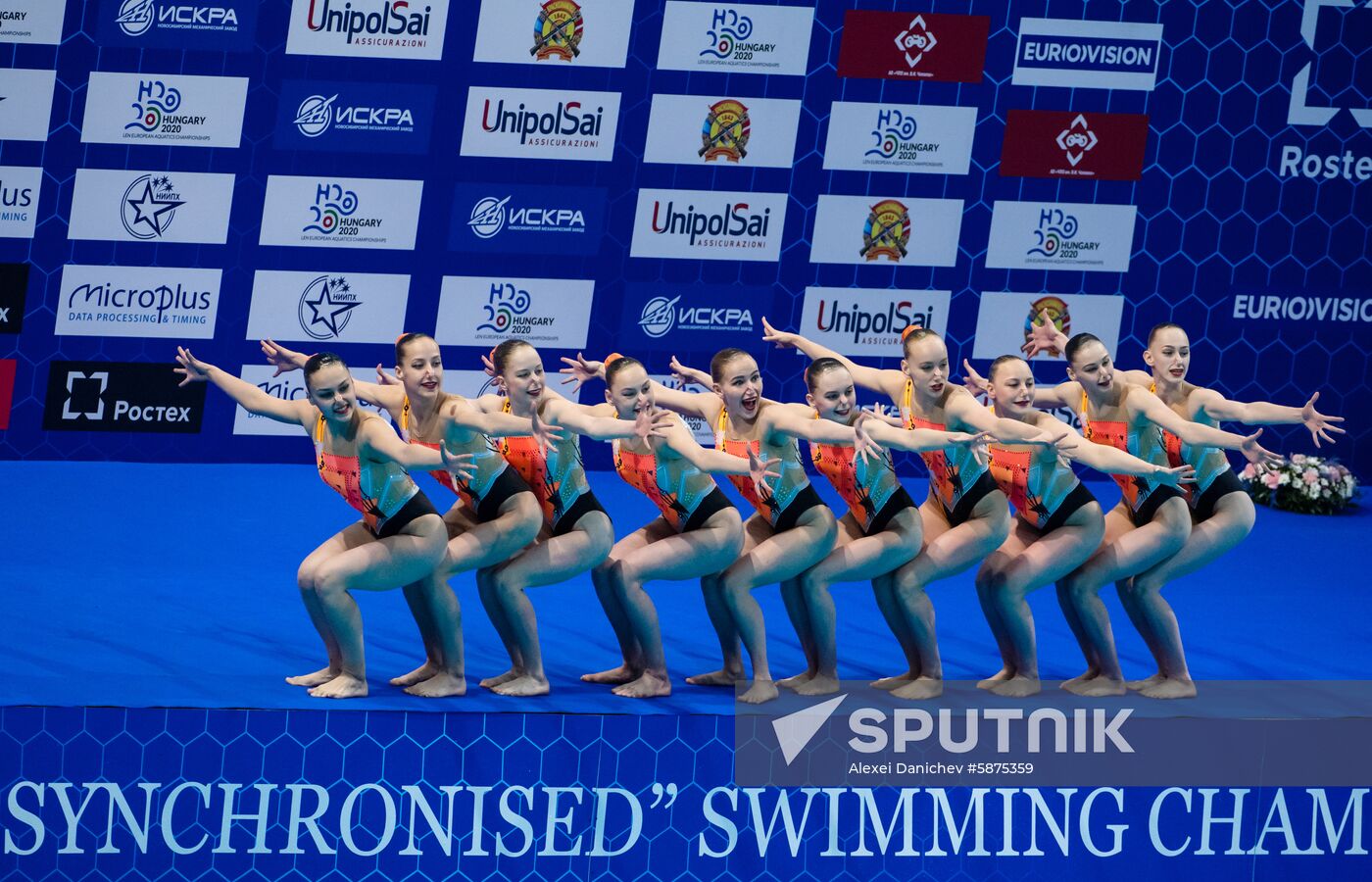 Russia European Artistic Swimming Champions Cup Free Combination