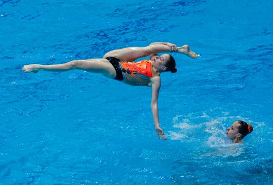 Russia European Artistic Swimming Champions Cup Free Combination