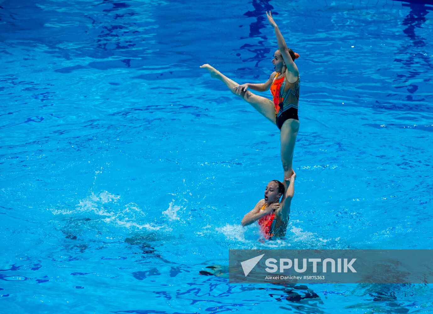 Russia European Artistic Swimming Champions Cup Free Combination